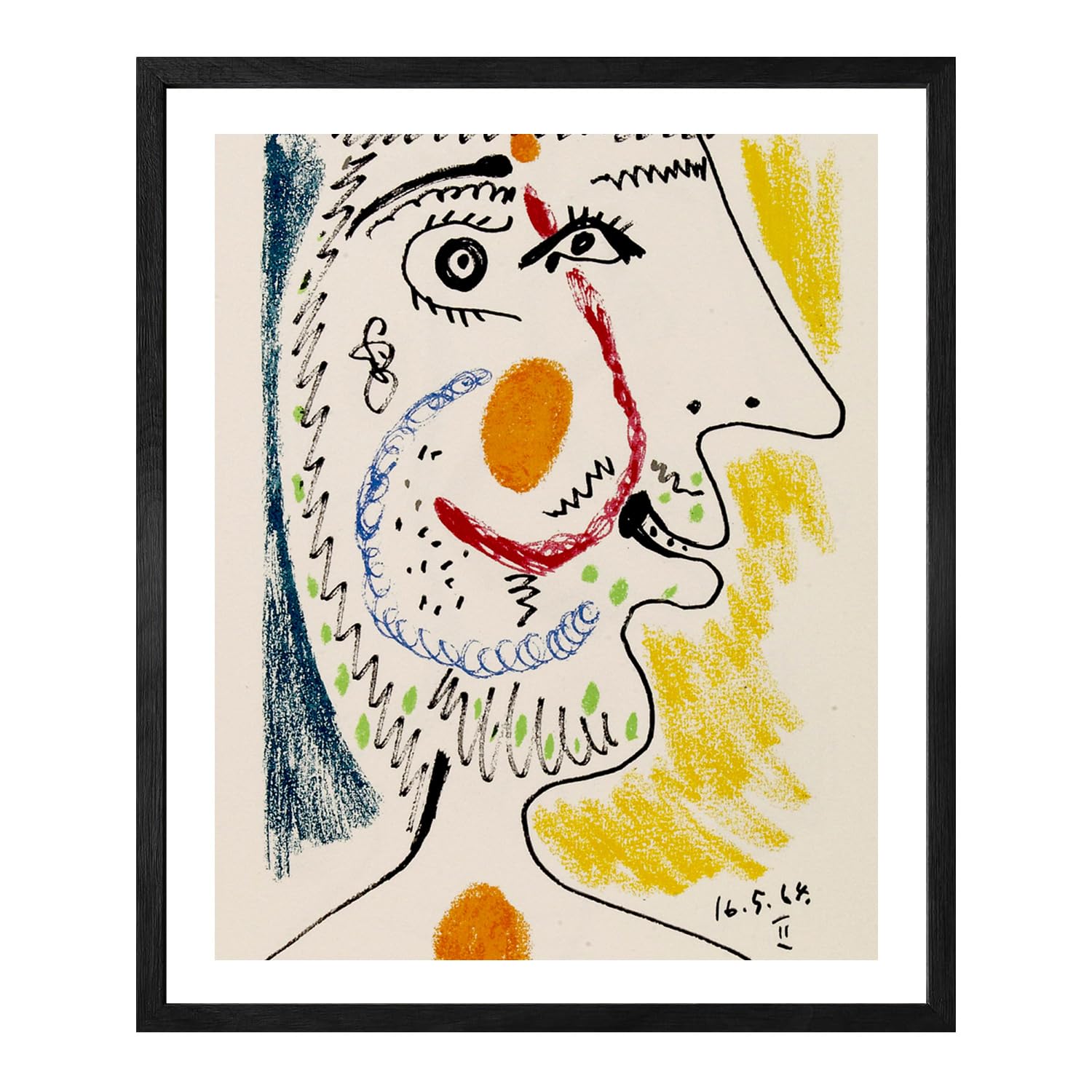 Amazon.com: Picasso Wall Art,Pablo Picasso Art Framed,The Taste Of
